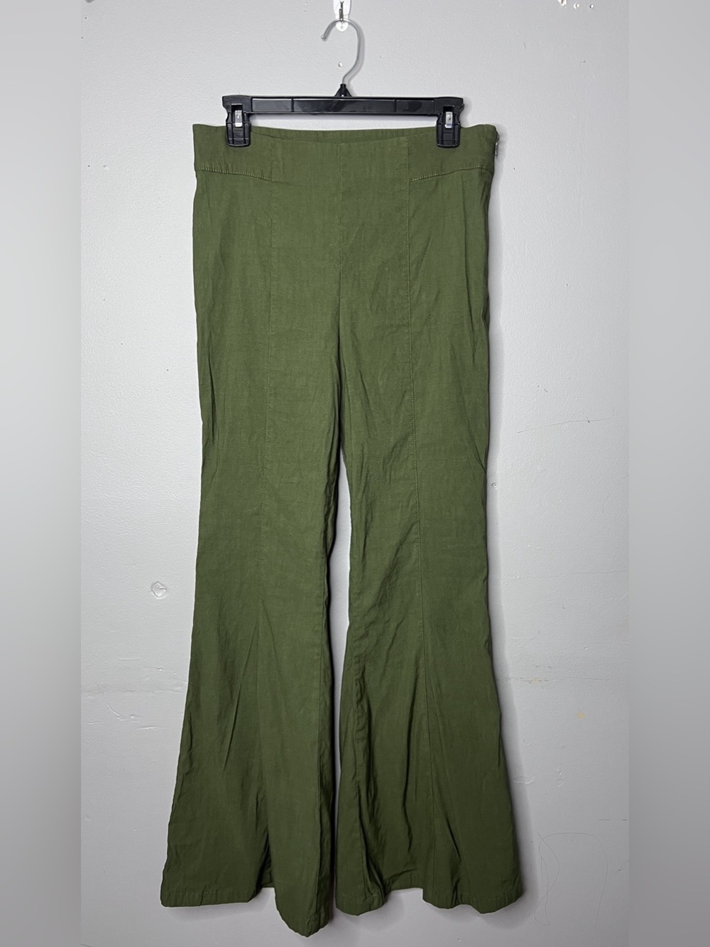 Maeve Wide Leg Pants in Green Size 10